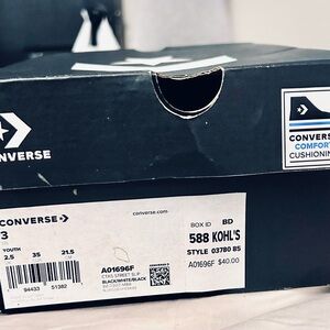 Converse Black and White Sneakers